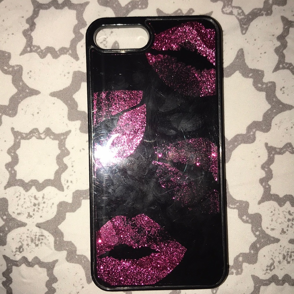 iPhone 7/8+ glitter phone case